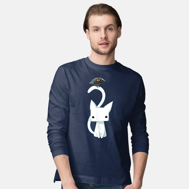 Cat and Raven-mens long sleeved tee-freeminds