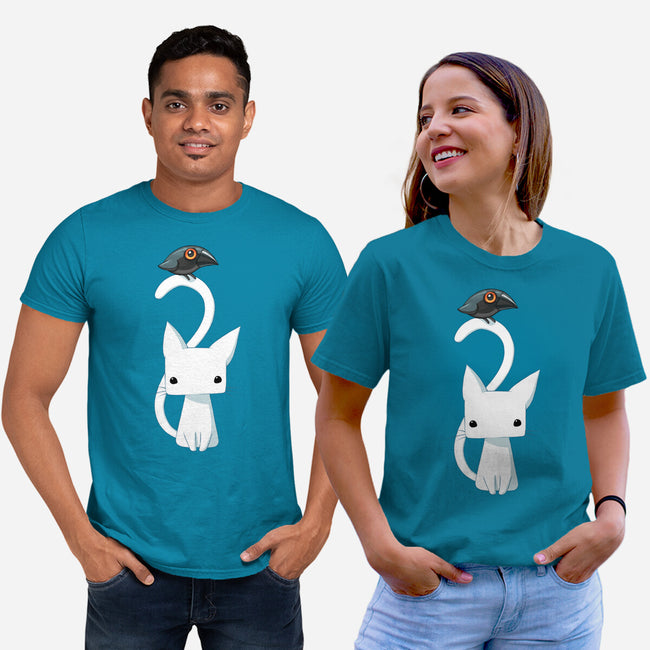 Cat and Raven-unisex basic tee-freeminds