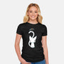 Cat and Raven-womens fitted tee-freeminds