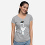 Cat and Raven-womens v-neck tee-freeminds