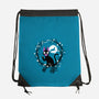 Cat Circle-none drawstring bag-albertocubatas