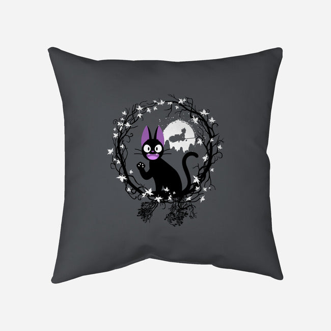 Cat Circle-none removable cover w insert throw pillow-albertocubatas