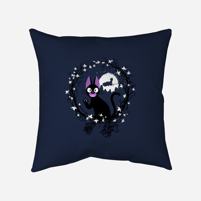 Cat Circle-none removable cover w insert throw pillow-albertocubatas