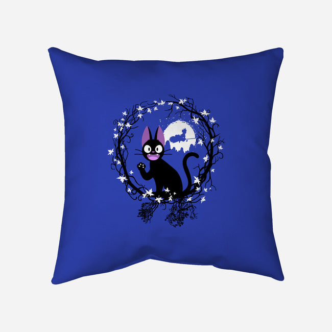 Cat Circle-none removable cover w insert throw pillow-albertocubatas