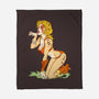 Cat Got Your Tongue-none fleece blanket-Chris Wahl