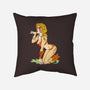 Cat Got Your Tongue-none removable cover w insert throw pillow-Chris Wahl