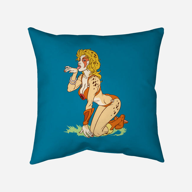 Cat Got Your Tongue-none removable cover w insert throw pillow-Chris Wahl