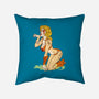 Cat Got Your Tongue-none removable cover throw pillow-Chris Wahl