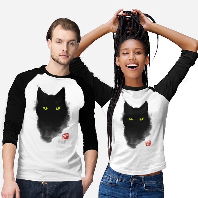 Cat Ink-unisex baseball tee-BlancaVidal