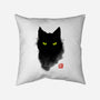 Cat Ink-none non-removable cover w insert throw pillow-BlancaVidal