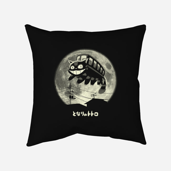 Cat Jump-none removable cover w insert throw pillow-vp021