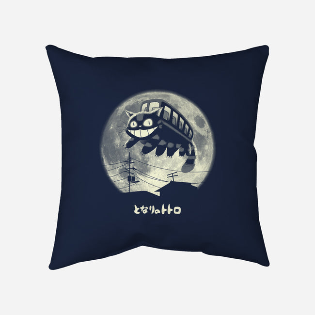 Cat Jump-none removable cover w insert throw pillow-vp021