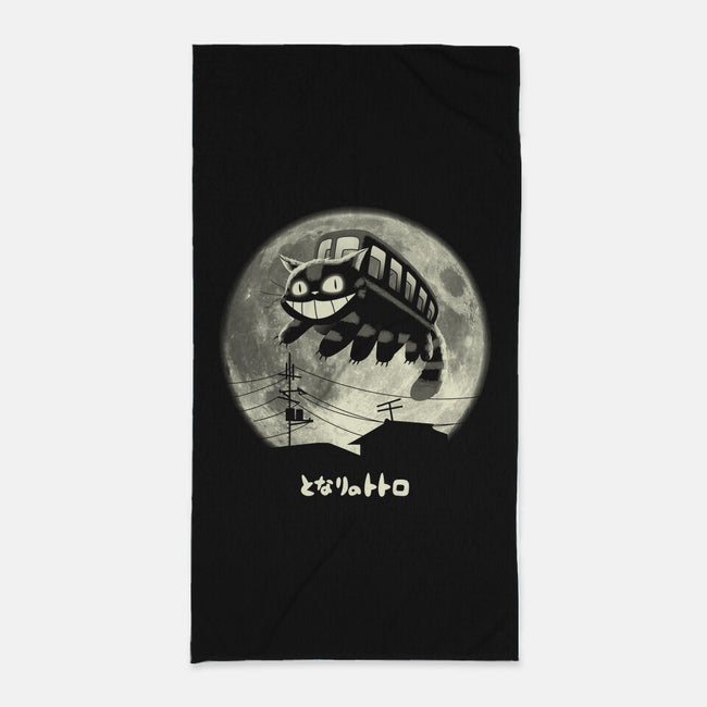 Cat Jump-none beach towel-vp021