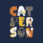 Cat Person-none stretched canvas-queenmob
