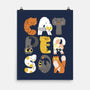 Cat Person-none matte poster-queenmob