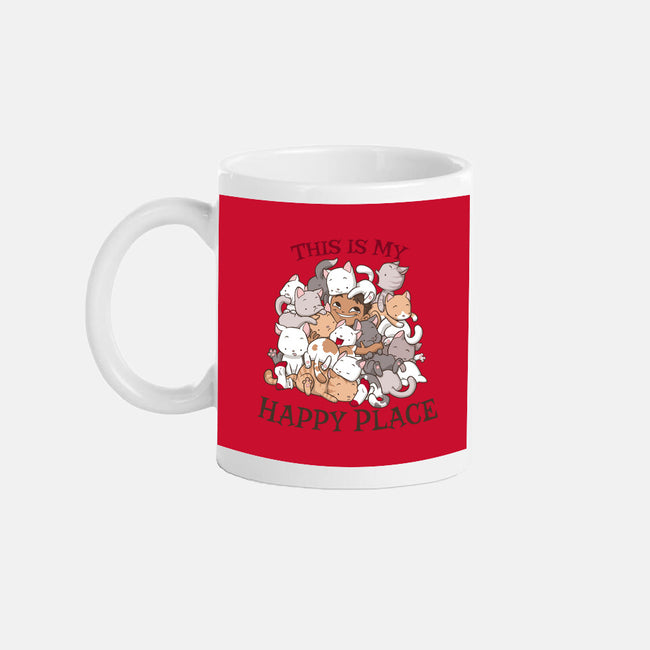 Cat Pile-none glossy mug-DoOomcat