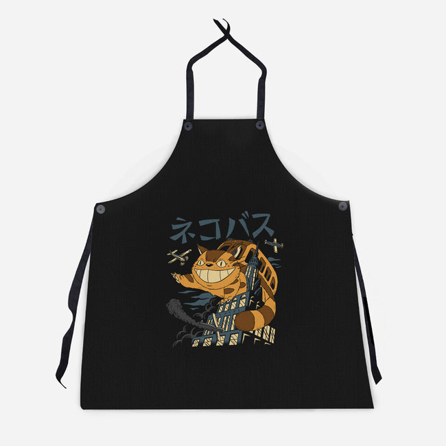 Catbus Kong-unisex kitchen apron-vp021