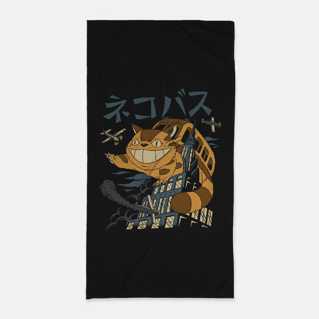 Catbus Kong-none beach towel-vp021
