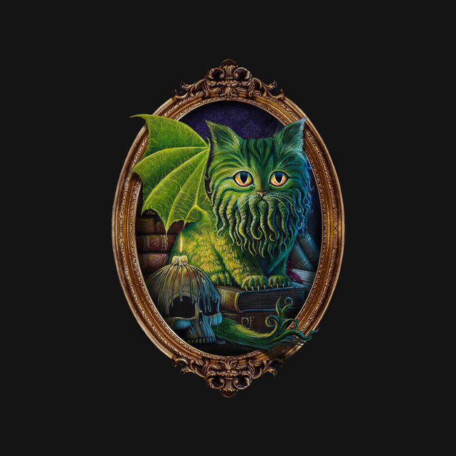 Cathulhu-none removable cover w insert throw pillow-MoniWolf