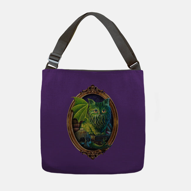 Cathulhu-none adjustable tote-MoniWolf