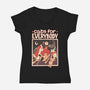 Cats For Everybody-womens v-neck tee-tobefonseca