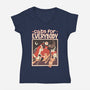 Cats For Everybody-womens v-neck tee-tobefonseca
