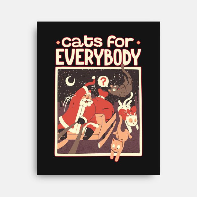 Cats For Everybody-none stretched canvas-tobefonseca