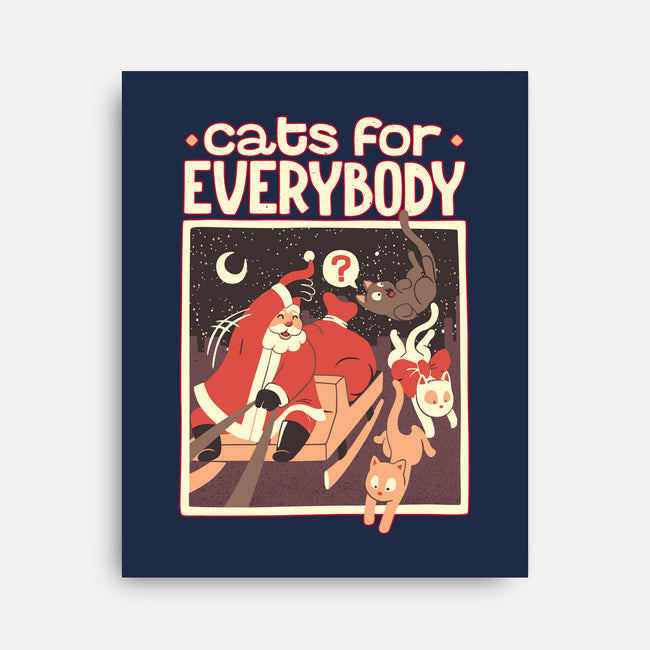 Cats For Everybody-none stretched canvas-tobefonseca
