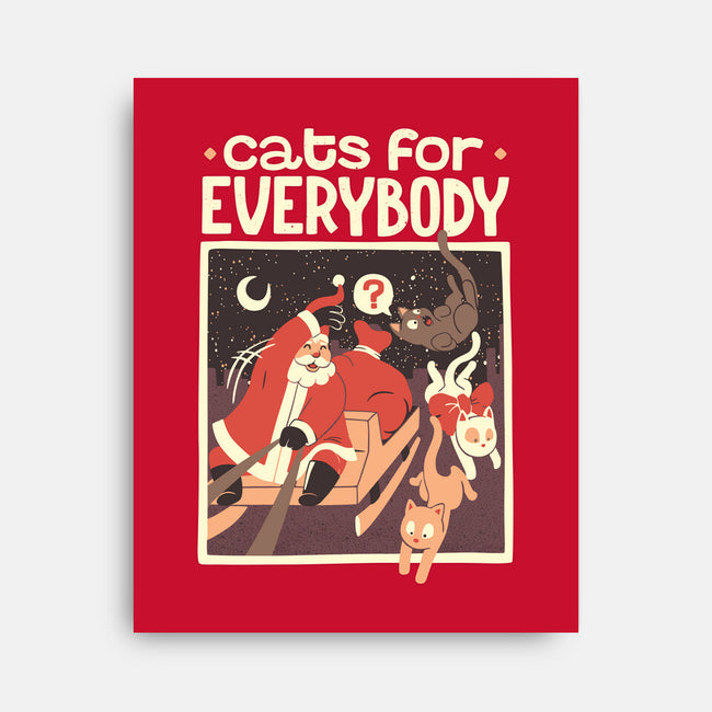 Cats For Everybody-none stretched canvas-tobefonseca