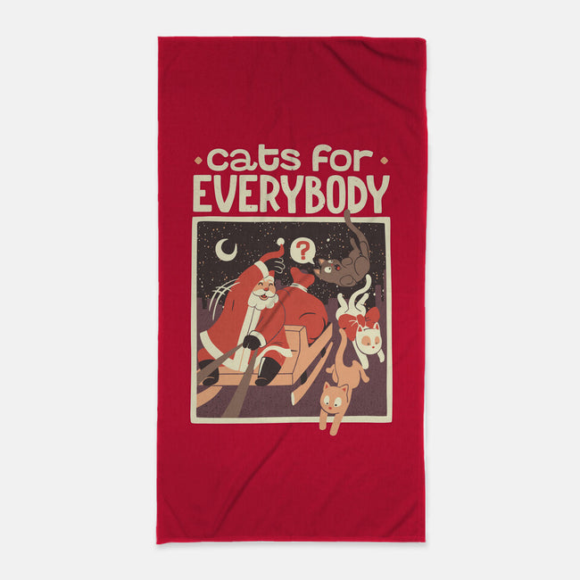 Cats For Everybody-none beach towel-tobefonseca