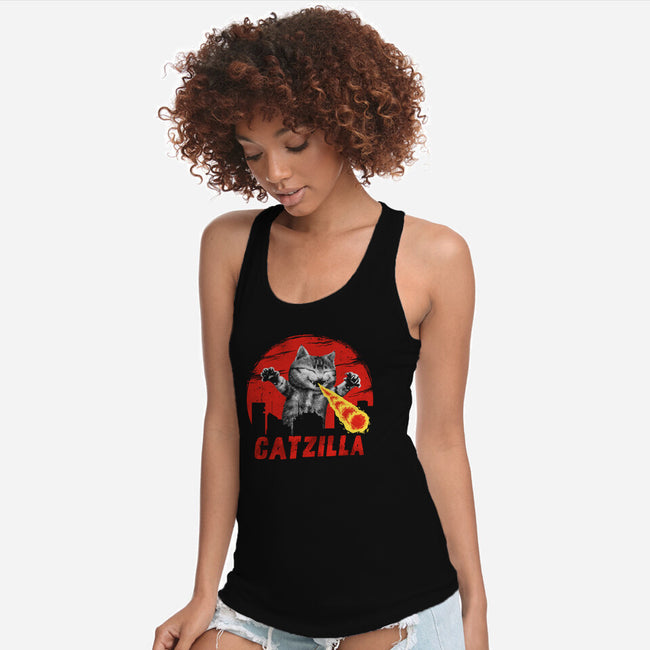 Catzilla-womens racerback tank-vp021