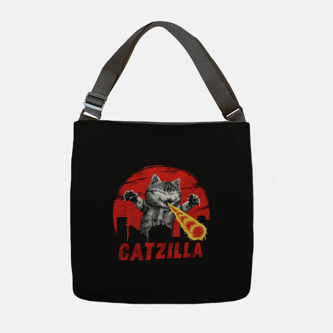 Catzilla-none adjustable tote-vp021