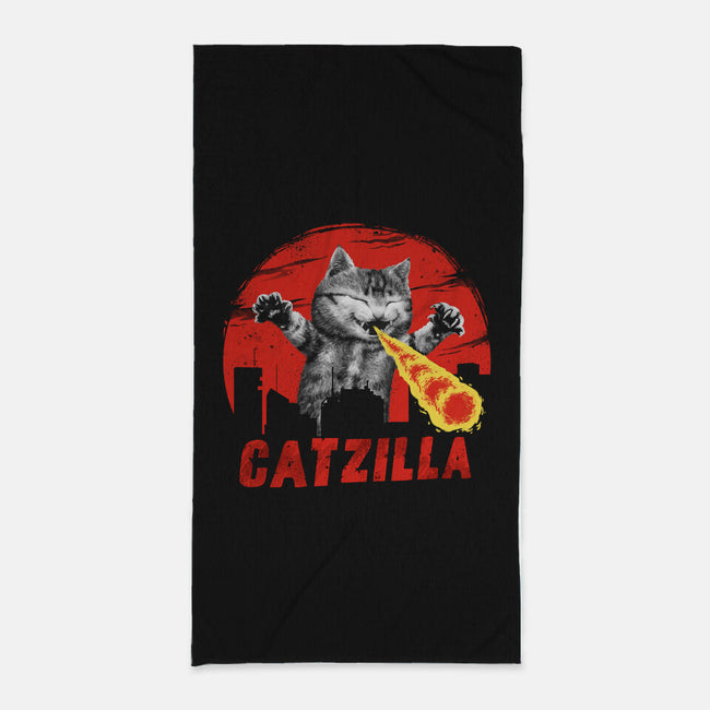 Catzilla-none beach towel-vp021