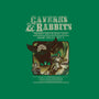 Caverns & Rabbits-none removable cover w insert throw pillow-Creative Outpouring