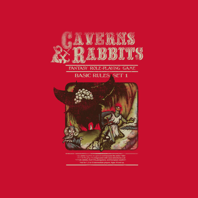 Caverns & Rabbits-none drawstring bag-Creative Outpouring