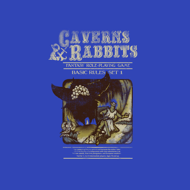 Caverns & Rabbits-womens v-neck tee-Creative Outpouring