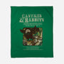 Caverns & Rabbits-none fleece blanket-Creative Outpouring