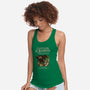 Caverns & Rabbits-womens racerback tank-Creative Outpouring