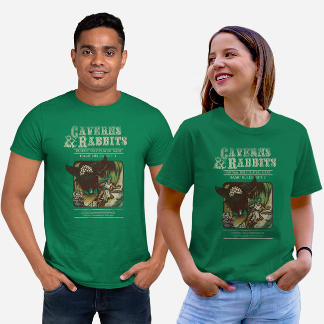 Caverns & Rabbits-unisex basic tee-Creative Outpouring