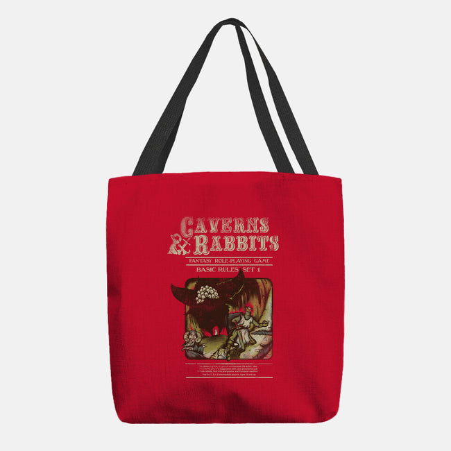 Caverns & Rabbits-none basic tote-Creative Outpouring