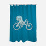 Cephalo-cycle-none polyester shower curtain-Alan Maia