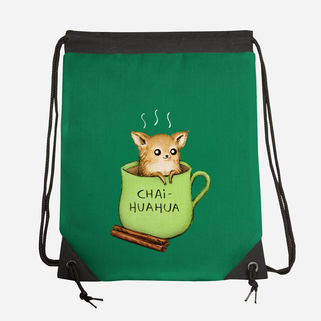 Chaihuahua-none drawstring bag-SophieCorrigan