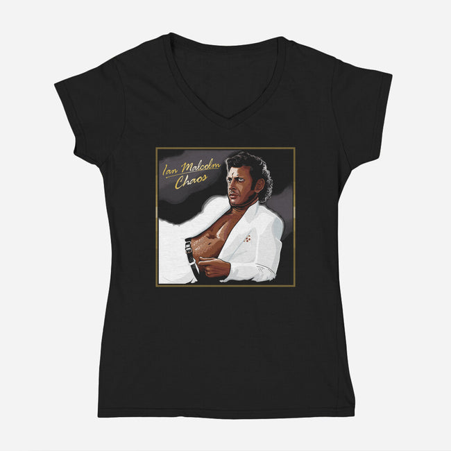 Chaos-womens v-neck tee-daobiwan