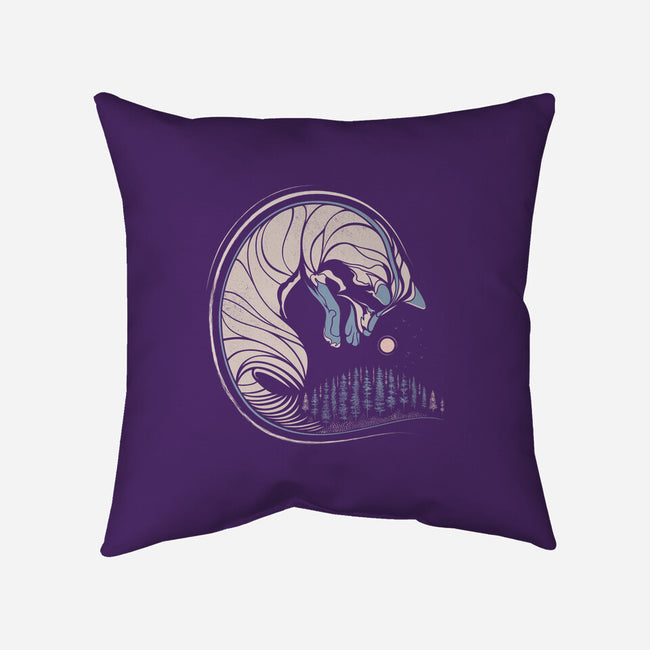 Chasing Its Tail-none removable cover w insert throw pillow-chechevica