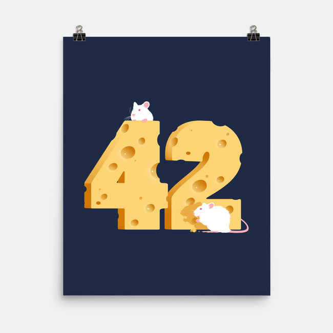 Cheese Is The Answer!-none matte poster-drbutler