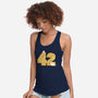 Cheese Is The Answer!-womens racerback tank-drbutler