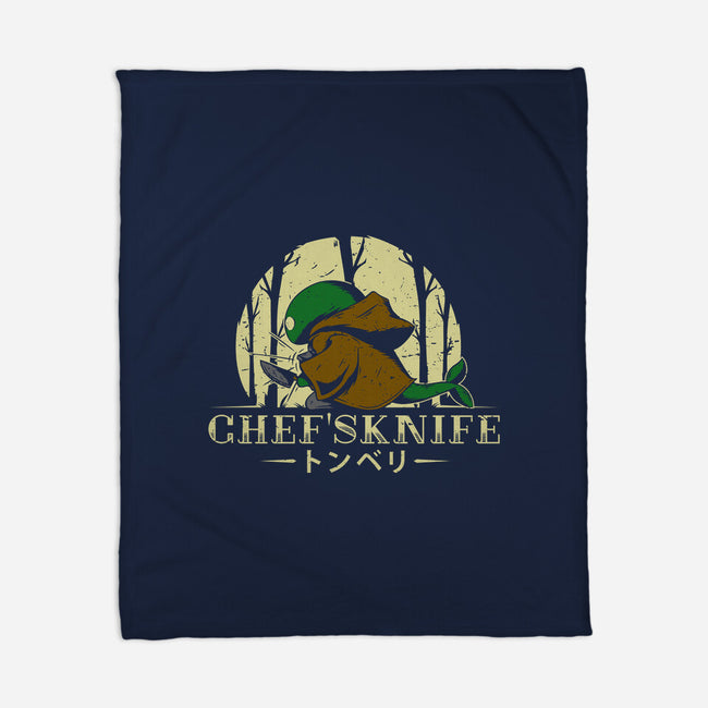 Chef's Knife-none fleece blanket-Alundrart