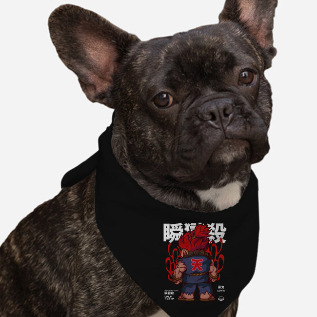 Chibi Akuma-dog bandana pet collar-mankeeboi