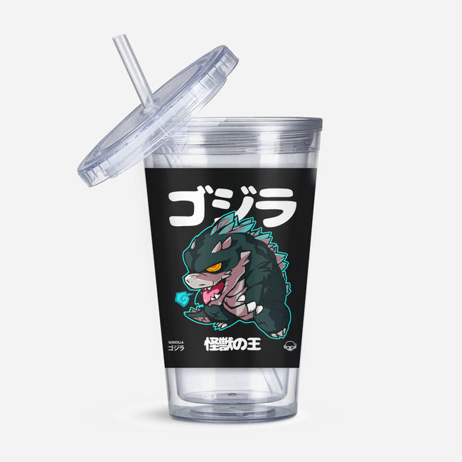 Chibi Kaiju King-none acrylic tumbler drinkware-mankeeboi
