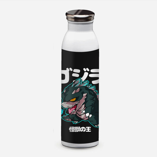 Chibi Kaiju King-none water bottle drinkware-mankeeboi